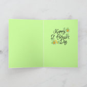 アイルランドの幸運 – Greeting Card カード (内部)