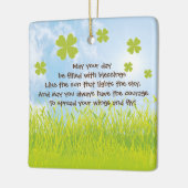 アイルランドの恵みに満ちた日 セラミックオーナメント (左)