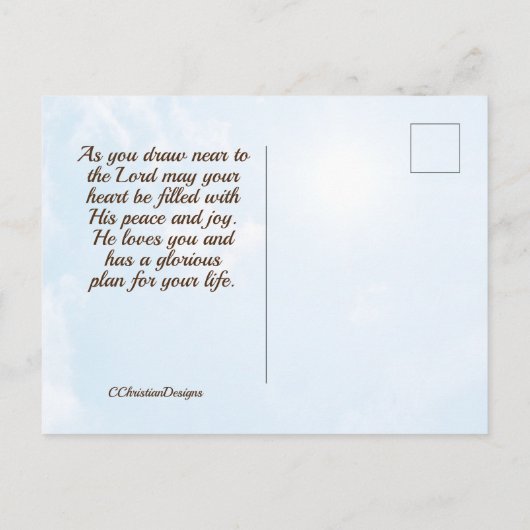 アイルランドの恵みに満ちた日 ポストカード (裏面)