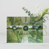 アイルランドの恵みの結婚式招待状 招待状 (スタンド正面)