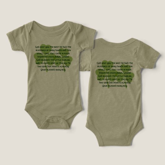 アイルランドの恵み神が彼が持っていた最高のようにあなたを送った (デザイン正面&裏面)