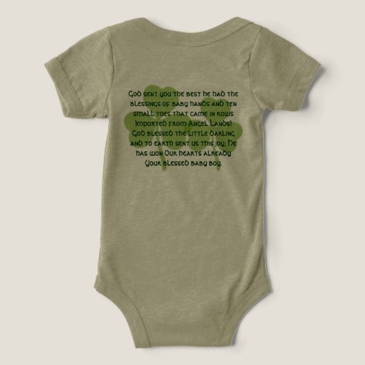 アイルランドの恵み神が彼が持っていた最高のようにあなたを送った (デザイン裏面)