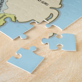 アイルランドの政治地図。 ジグソーパズル (側面)