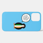 アイルランドの旗がモチーフのペンギンさん Case-Mate iPhoneケース (裏面 (横))