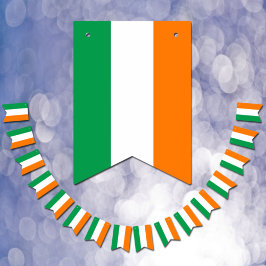 アイルランドの旗とパーティアイルランドのバナーの結婚式 バンティングフラッグ