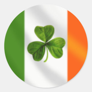 アイルランドの旗のステッカー ラウンドシール