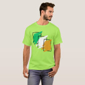 アイルランドの旗のデザイン Tシャツ (正面フル)
