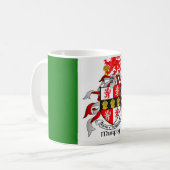 アイルランドの旗のマーフィー コーヒーマグカップ (正面左)