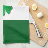 アイルランドの旗の台所タオル キッチンタオル (四つ折り)