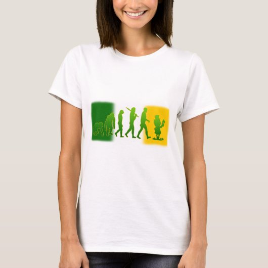 アイルランドの旗の小妖精の進化のギア Tシャツ (正面)