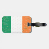 アイルランドの旗の荷物のラベル ラゲッジタグ (裏面横)