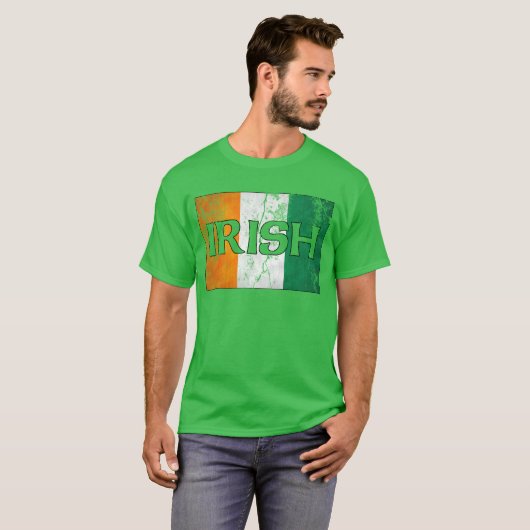 アイルランドの旗のTシャツ(動揺してな) Tシャツ (正面フル)