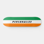 アイルランドの旗はスケートボードのデッキをカスタム設計します スケートボード (横)