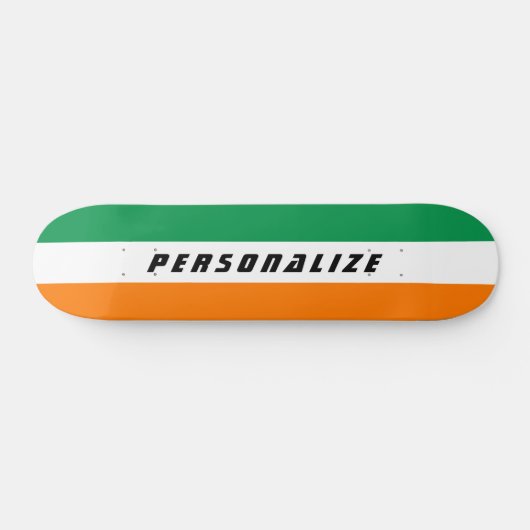 アイルランドの旗はスケートボードのデッキをカスタム設計します スケートボード (横)