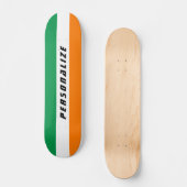 アイルランドの旗はスケートボードのデッキをカスタム設計します スケートボード (正面)