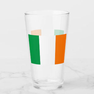 アイルランドの旗を持つ愛国的なガラスカップ タンブラーグラス