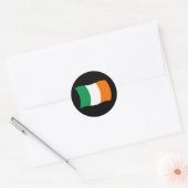 アイルランドの旗ステッカー ラウンドシール (封筒)