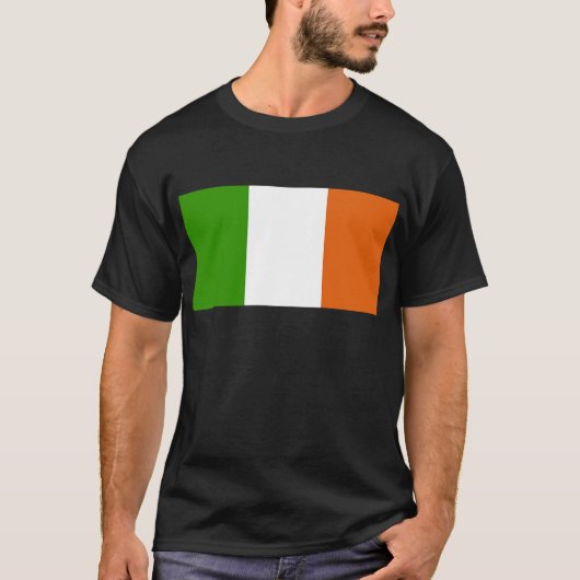 アイルランドの旗テンプレート Tシャツ (正面)