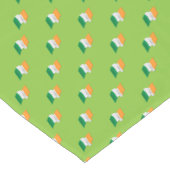 アイルランドの旗パターン ショートテーブルランナー (コーナー)