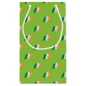 アイルランドの旗パターン スモールペーパーバッグ (裏面)