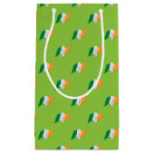 アイルランドの旗パターン スモールペーパーバッグ (正面)