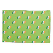 アイルランドの旗パターン 枕カバー (裏面-左)