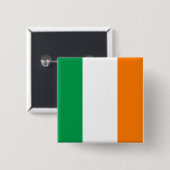 アイルランドの旗ボタン 缶バッジ (正面&裏面)