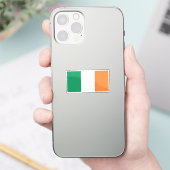 アイルランドの旗 カットライン入り シール (スマートフォン)