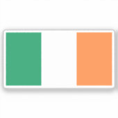 アイルランドの旗 カットライン入り シール (正面)