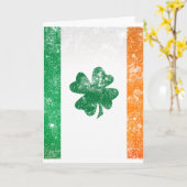 アイルランドの旗 カード (黄色い花)