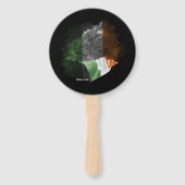 アイルランドの旗 ハンドファン (裏面)