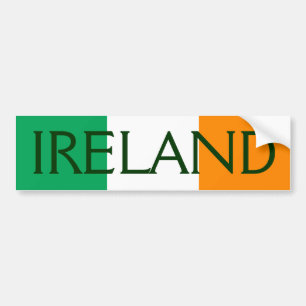アイルランドの旗 バンパーステッカー