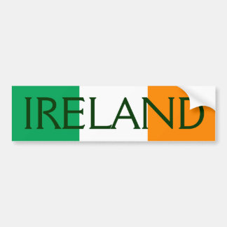 アイルランドの旗 バンパーステッカー