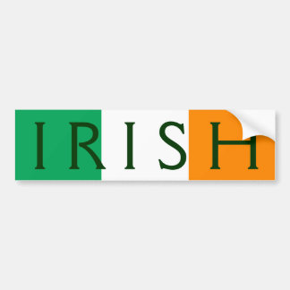 アイルランドの旗 バンパーステッカー