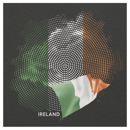アイルランドの旗 ファブリック (クローズアップ)