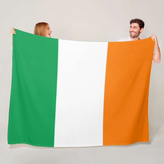 アイルランドの旗 フリースブランケット (インサイチュ)