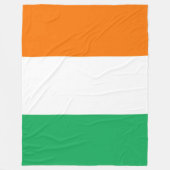 アイルランドの旗 フリースブランケット (正面)