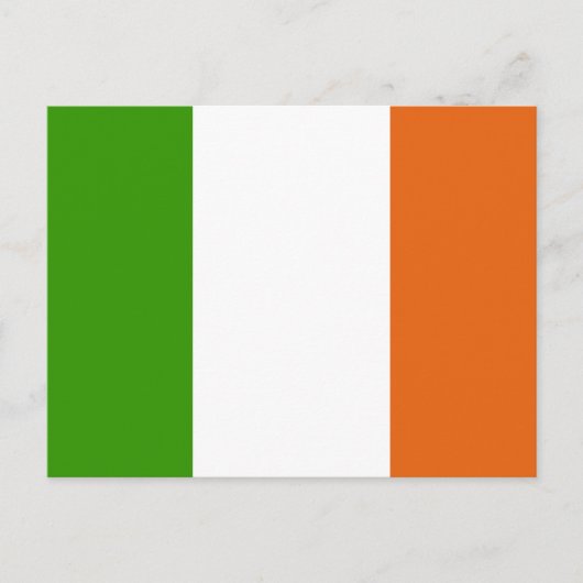 アイルランドの旗 ポストカード (正面)
