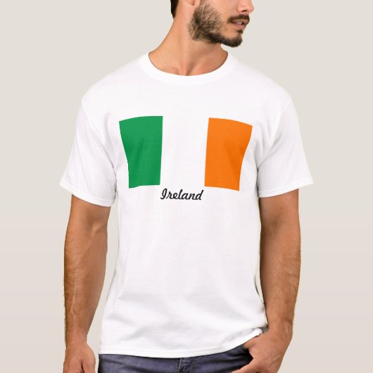 アイルランドの旗 メンズTシャツ Tシャツ (正面)