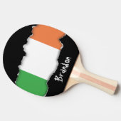 アイルランドの旗 卓球ラケット (横)