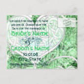 アイルランドの日付を保存 案内ポストカード (裏面)