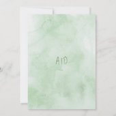 アイルランドの春をイメージしたデイジーのウェディング 招待状 (裏面)