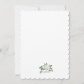 アイルランドの時計 招待状 (裏面)