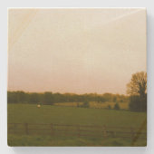 アイルランドの景色の砂岩 ストーンコースター (正面)