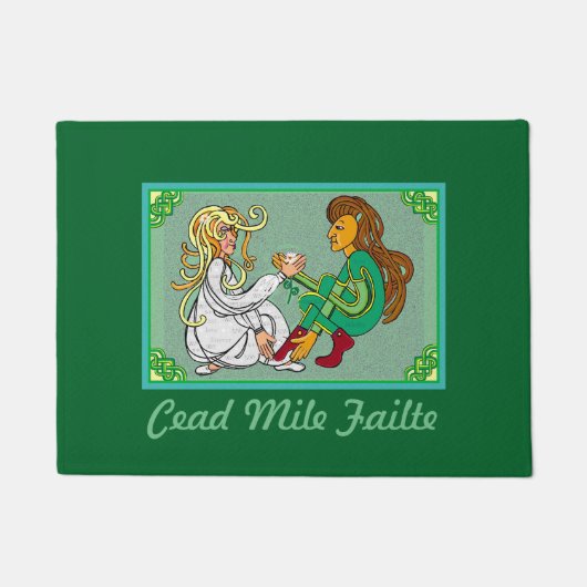 アイルランドの歓迎 ドアマット (正面)