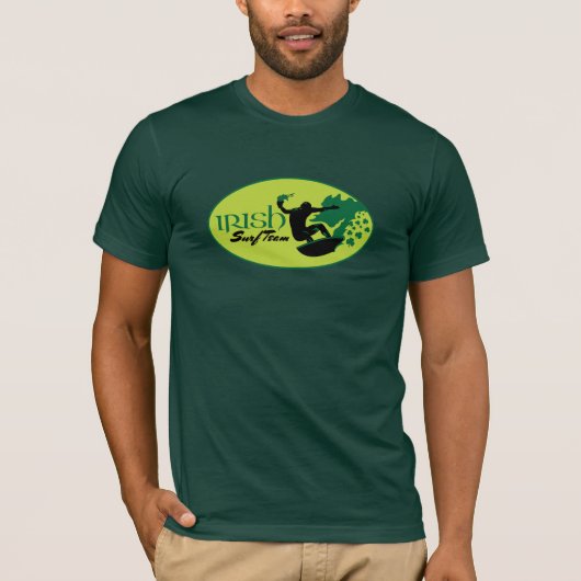 アイルランドの波のチームワイシャツ Tシャツ (正面)