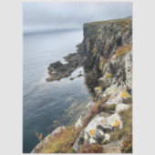 アイルランドの海岸沿いの崖のコラージュ 薄葉紙 (正面)