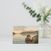 アイルランドの海海岸のやる気を起こさせるな必要なもの 名刺 (スタンド正面)