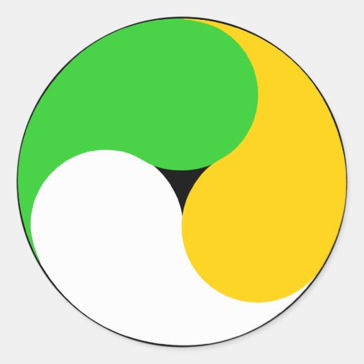 アイルランドの渦巻き ラウンドシール (正面)