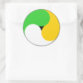 アイルランドの渦巻き ラウンドシール (バッグ)